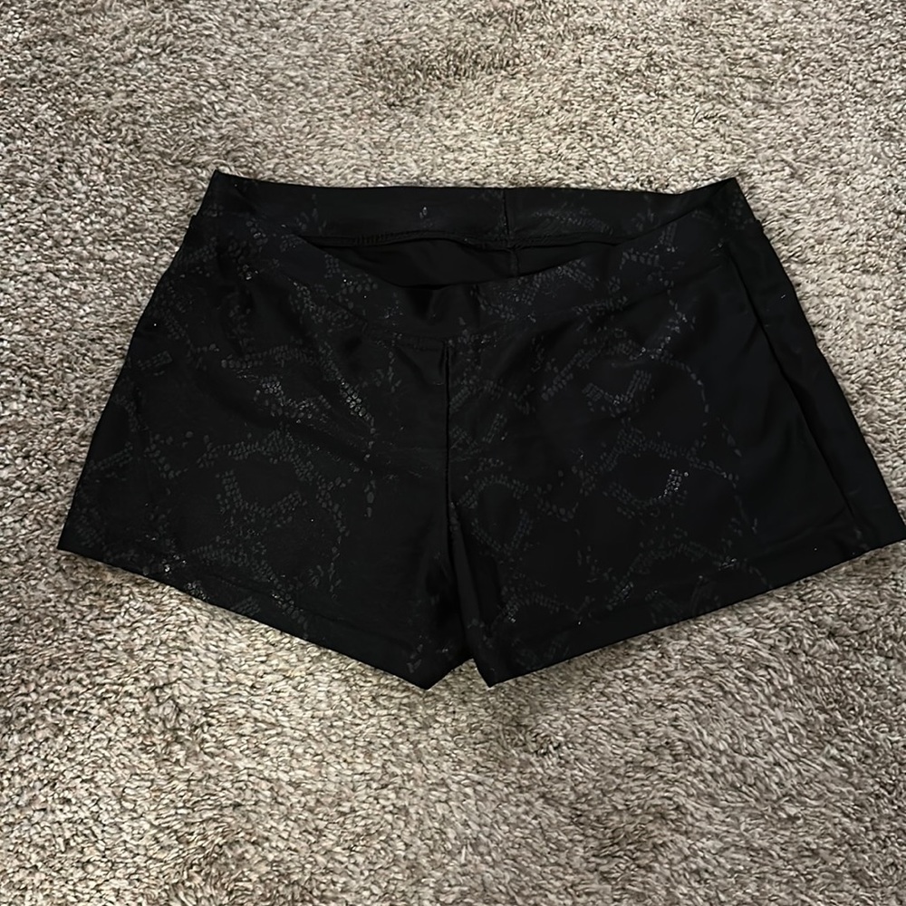 Black capezio spandex
